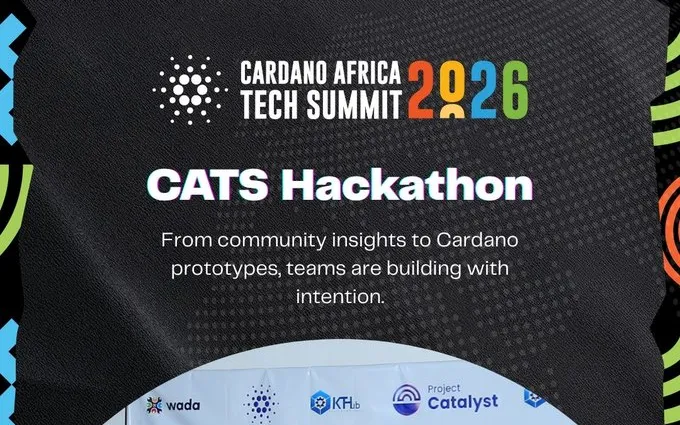 Cardano Africa Tech Summit 2026 hackathon banner
